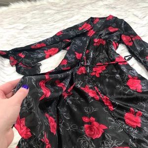 silky rose kimono slip by Secret Treasures